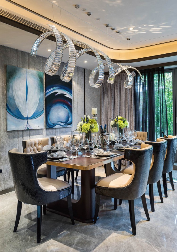 25 Luxurious Dining Room Designs - Bank2home.com