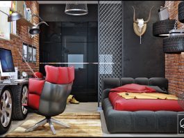 dark kids bedroom designs