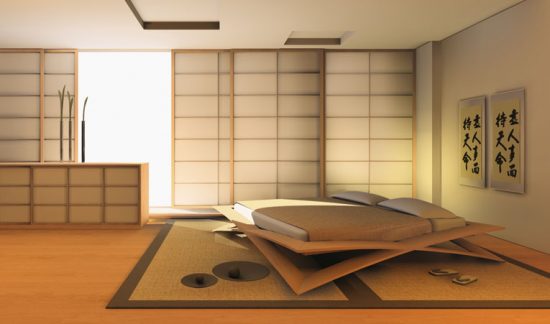 Japanese Bedroom Designs With Showing Modern And Minimalist