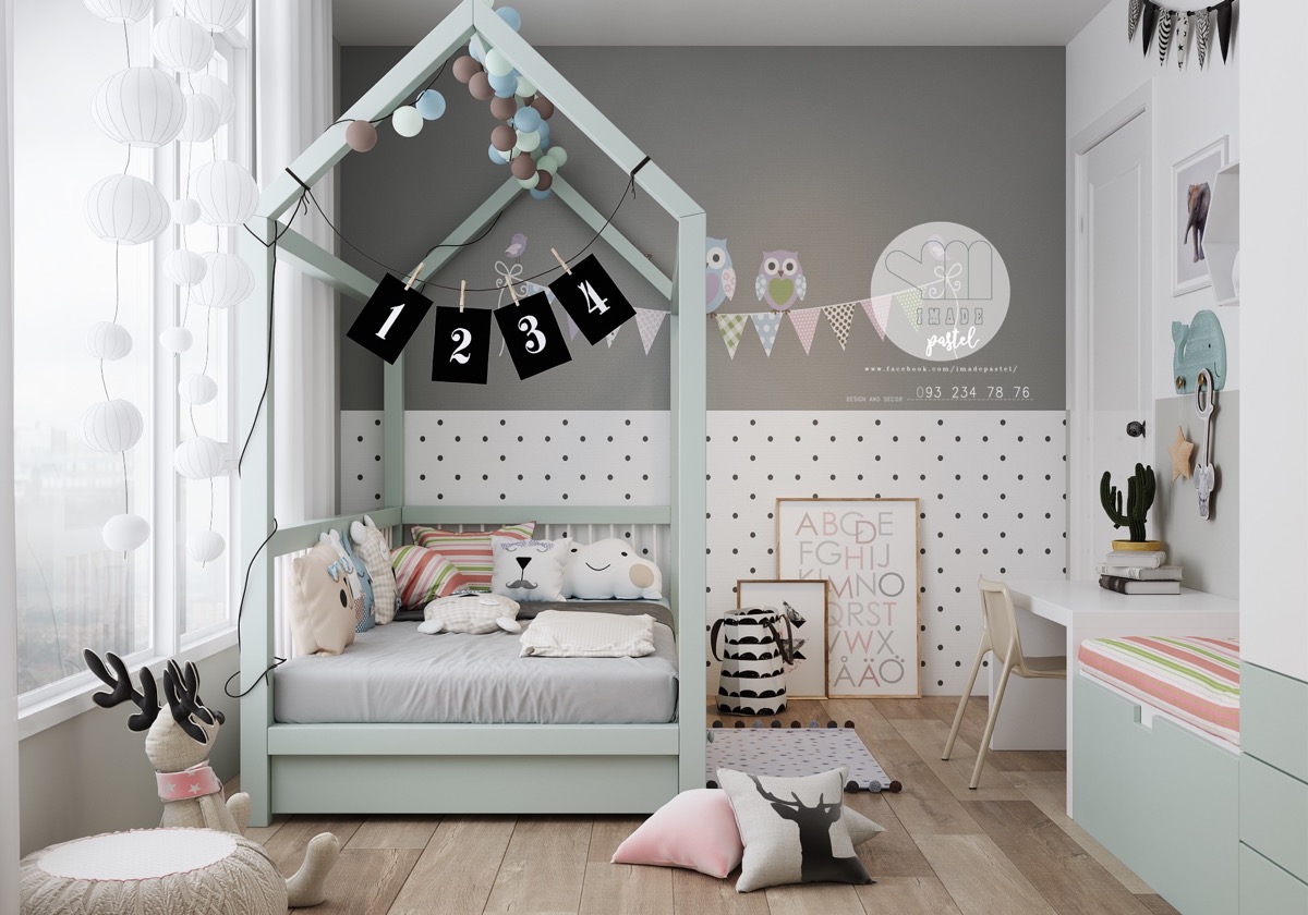 sophisticated kids room design