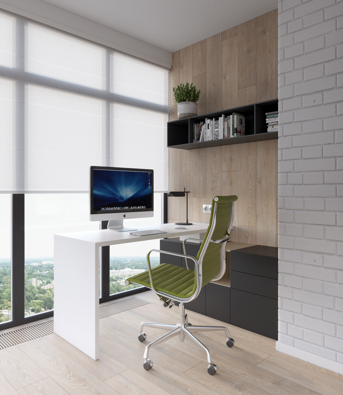 simple workdesk design