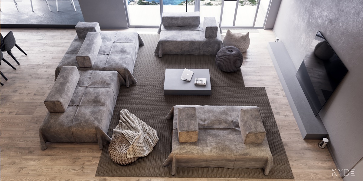 minimalist living-room