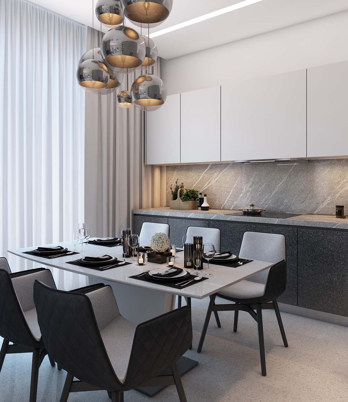 modern dining-room-pendants