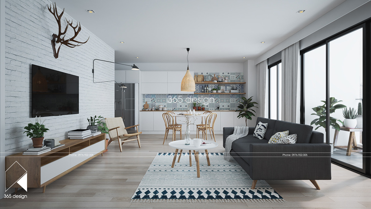 Modern Scandinavian  Design for Home Interior  Completed 