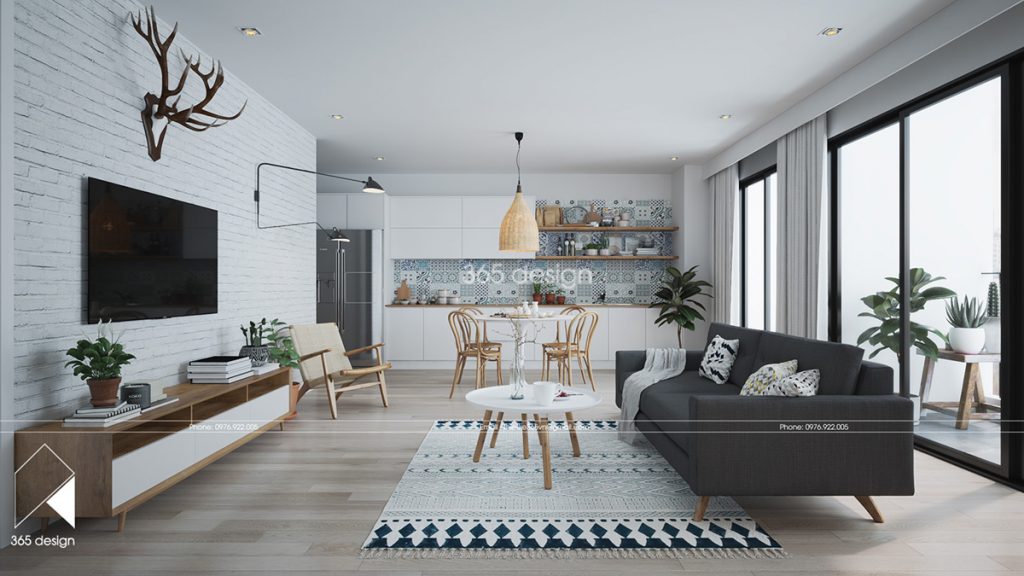 modern Scandinavian style design