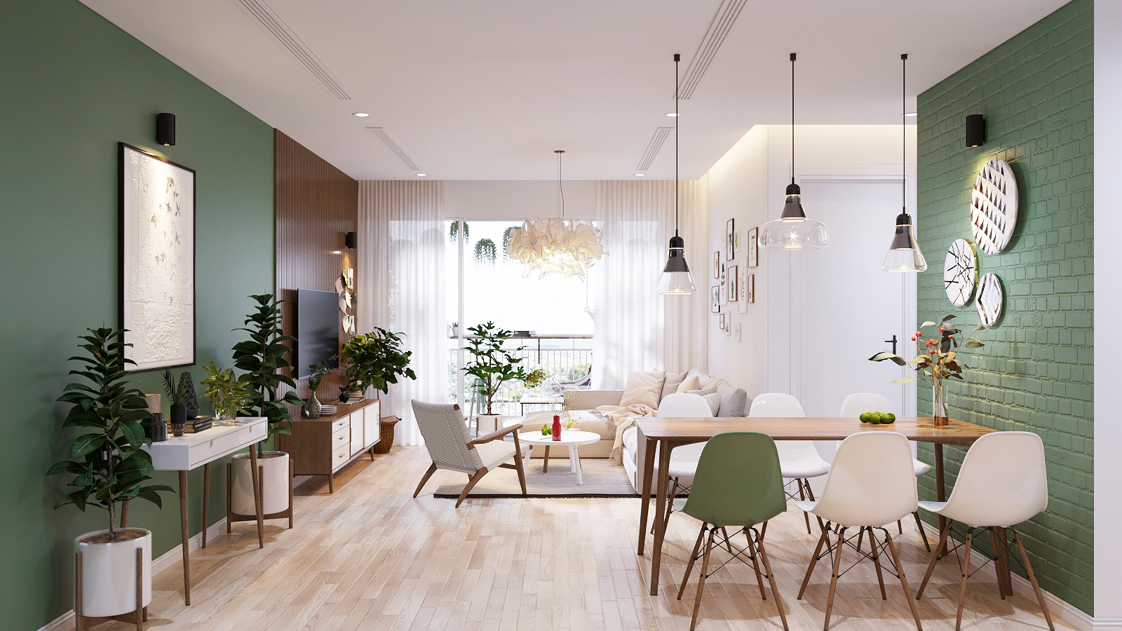 Modern Scandinavian Home Concept Design Suitable for Young Family - RooHome