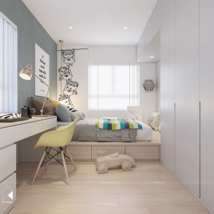 Modern Scandinavian Design for Home Interior Completed with Kids Room ...