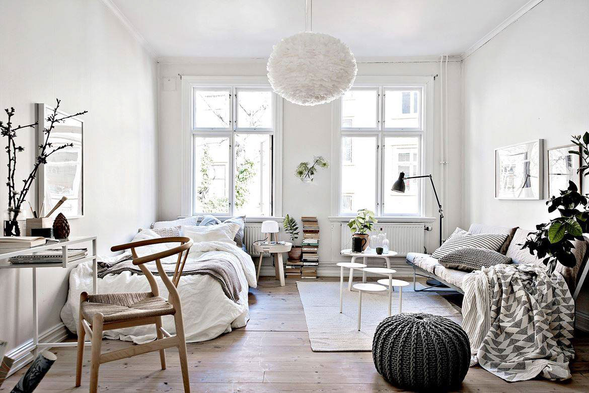 scandinavian-bedroom layout 