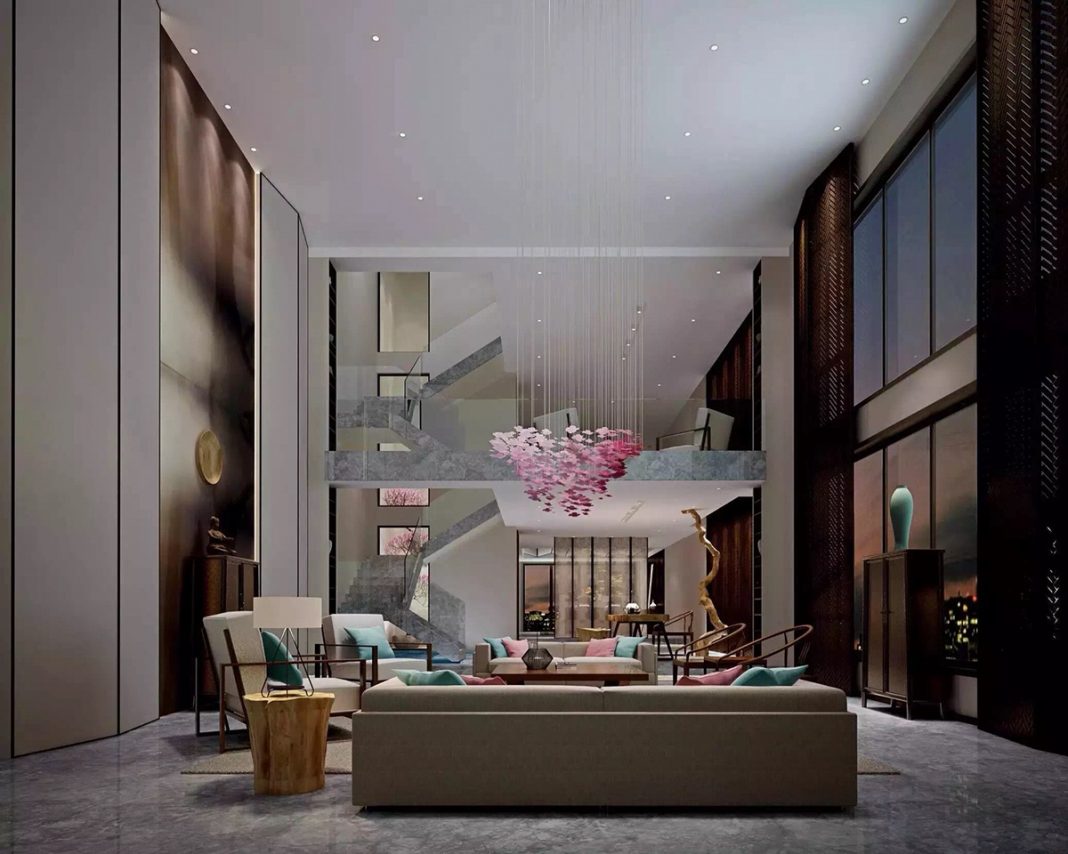 Image showcasing Sleek Living Room Concept That Demonstrate Warm and Stylish Designs ...