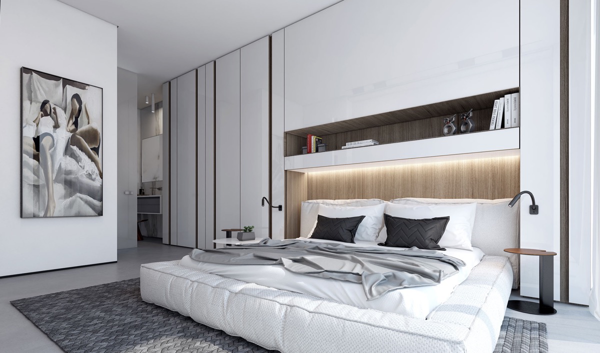 white-and-wood-bedroom ideas 