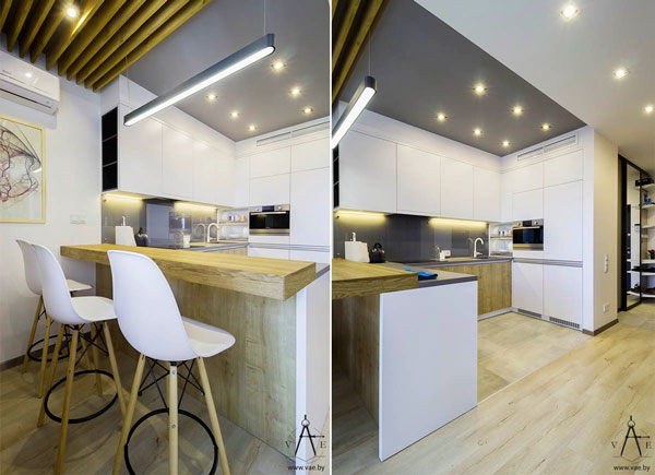 white-and-wood-small-kitchen-design