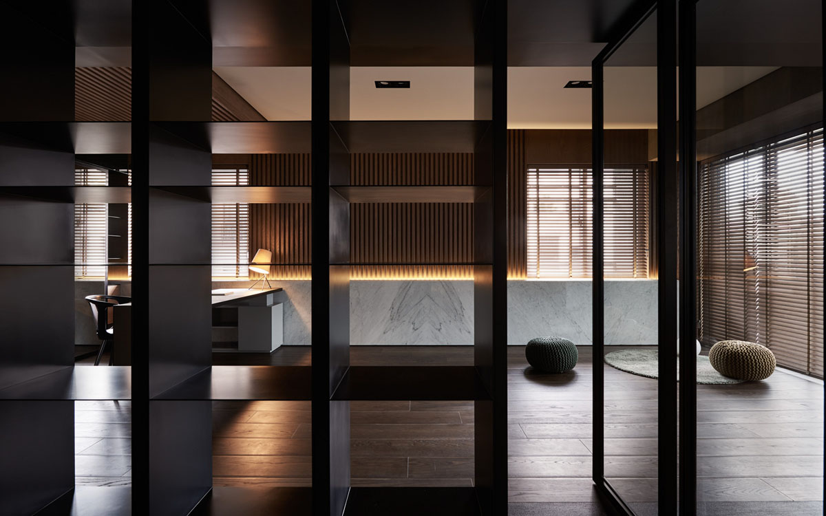 wooden-floors-marble-bench-sleek-office-interior