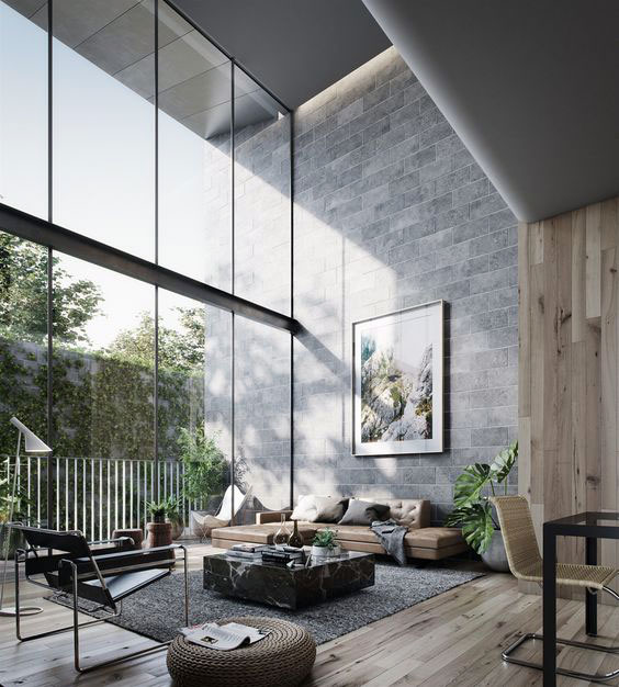 Modern Living Room Window Concept 2