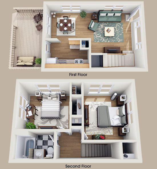 Two-storey house design plans