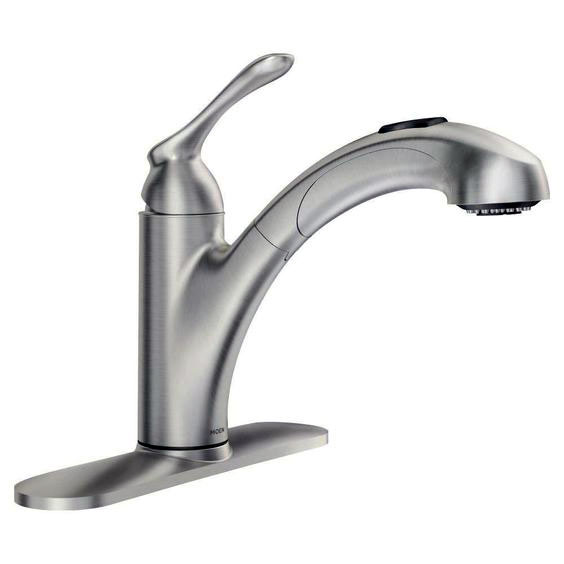Modern pull out kitchen faucet