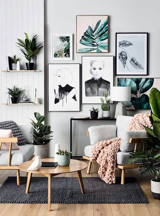 Scandinavian furniture design for small living room
