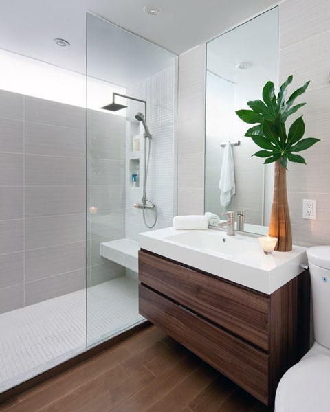 Small bathroom interior design concept