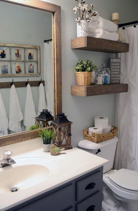 Simple Small  Bathroom  Decor  Brings The Ease Inside Of It 