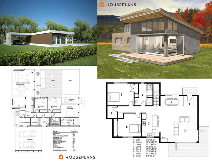 Modern House Floor Plans, Check Out How to Build your Dream House
