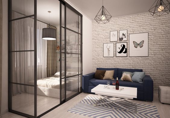 The best small studio apartment design for men