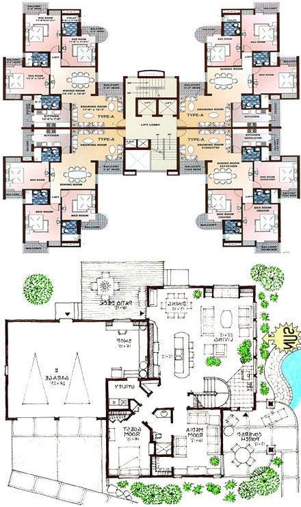Most Popular 15 Modern Floor Plan Layouts
