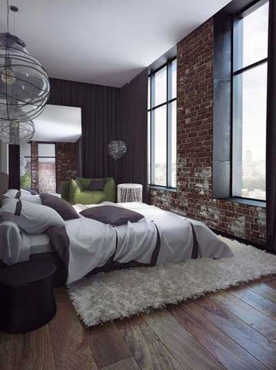 industrial bedroom style