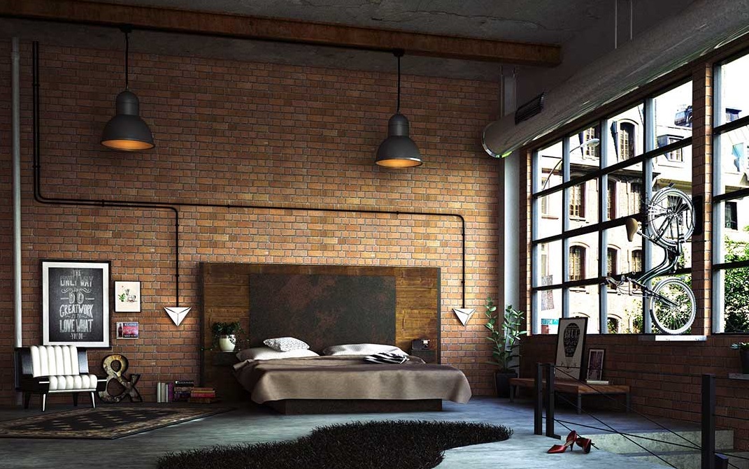 50 Delightful and Cozy Bedrooms with Brick Walls | Decoist