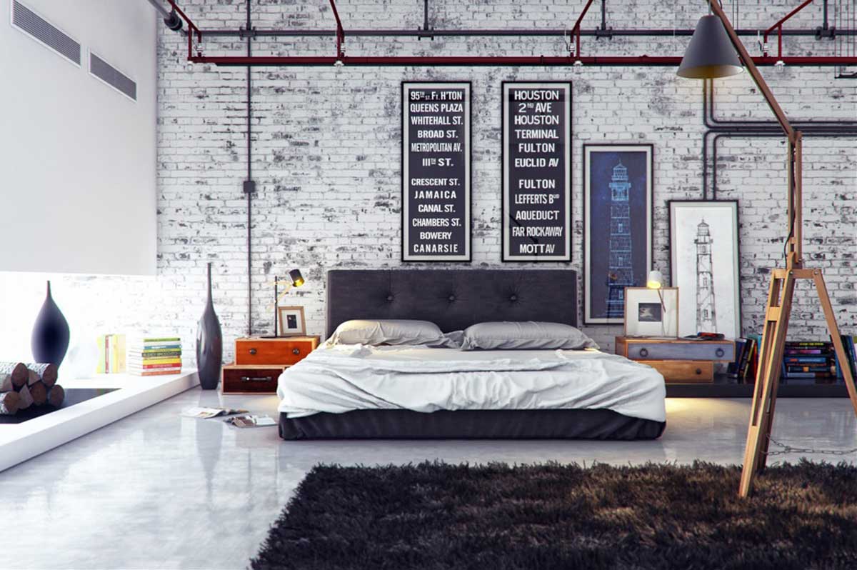 Industrial and Nautical Bedroom Design Styles  Two 