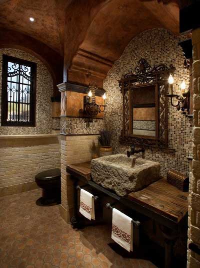 mediterranean bathroom