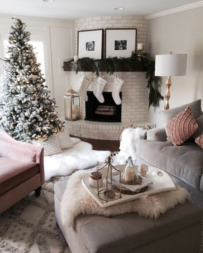 christmas living room decor