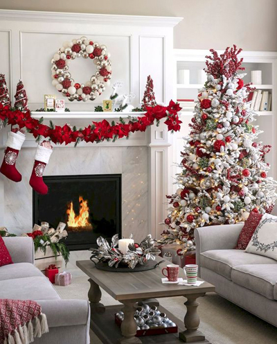 christmas living room decor 2