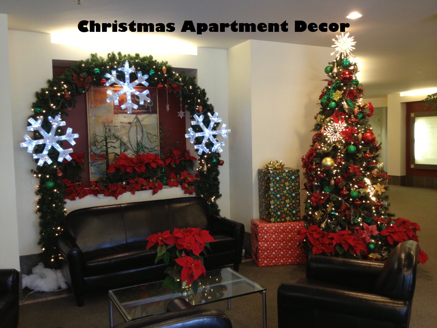 christmas apartment decor