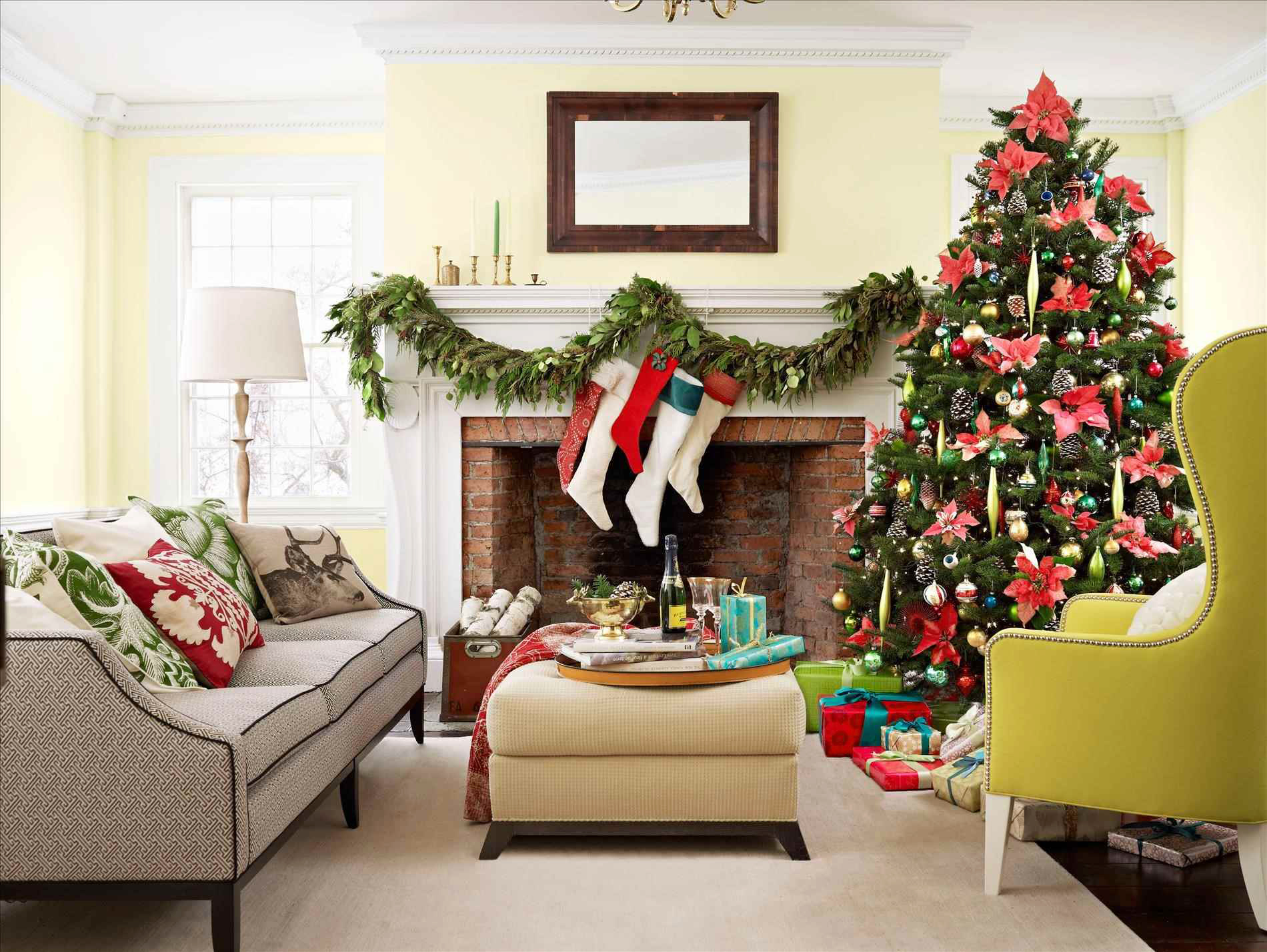 christmas living room decor