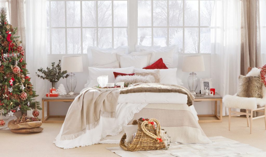 christmas bedroom decor