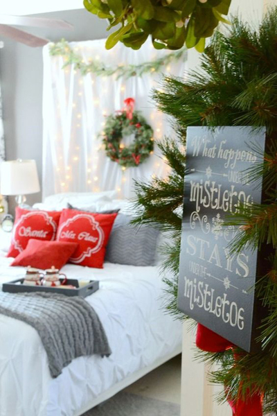 christmas bedroom decor 2