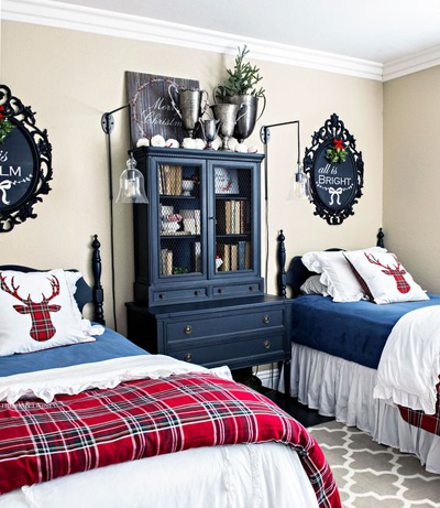 christmas bedroom decor 3