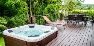 outdoor hot tub design ideas
