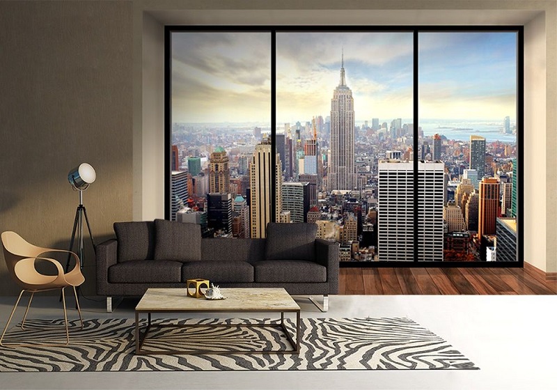 Innovative Wall Murals Ideas for Modern Living Room Décor - RooHome