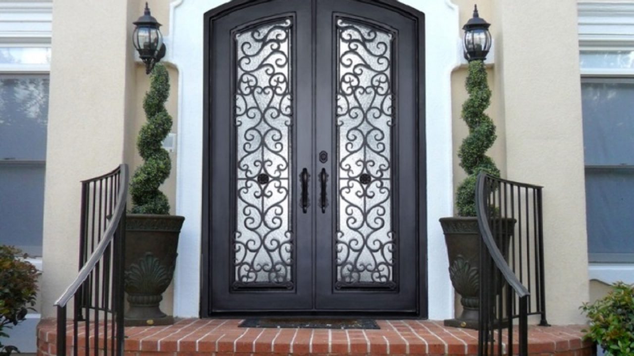 The Beauty Benefits Of Wrought Iron Doors Roohome