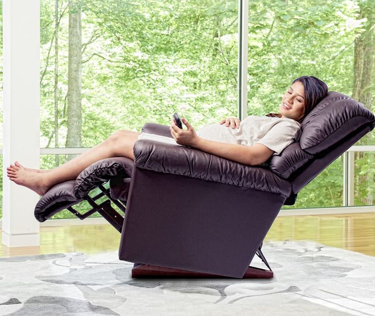 leather caramel modern lounger