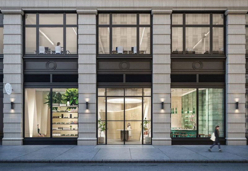 modern storefront glass