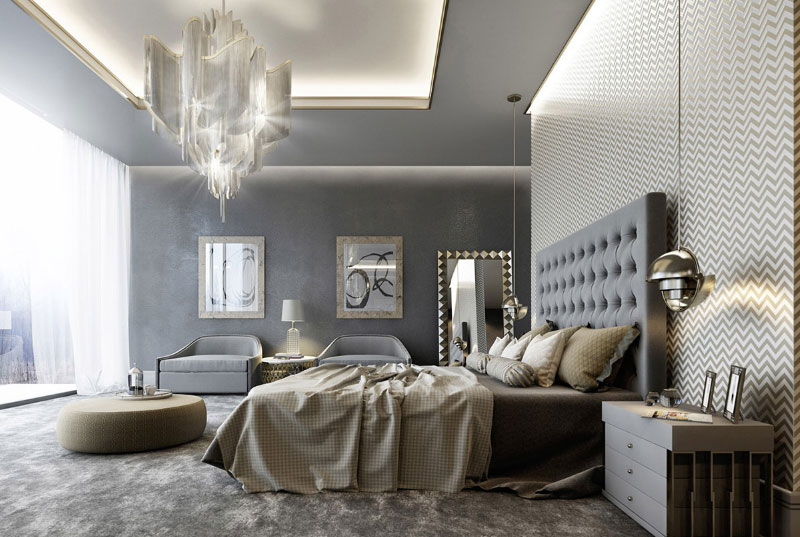 Great Ideas of Beautiful Luxury Bedroom Design - RooHome