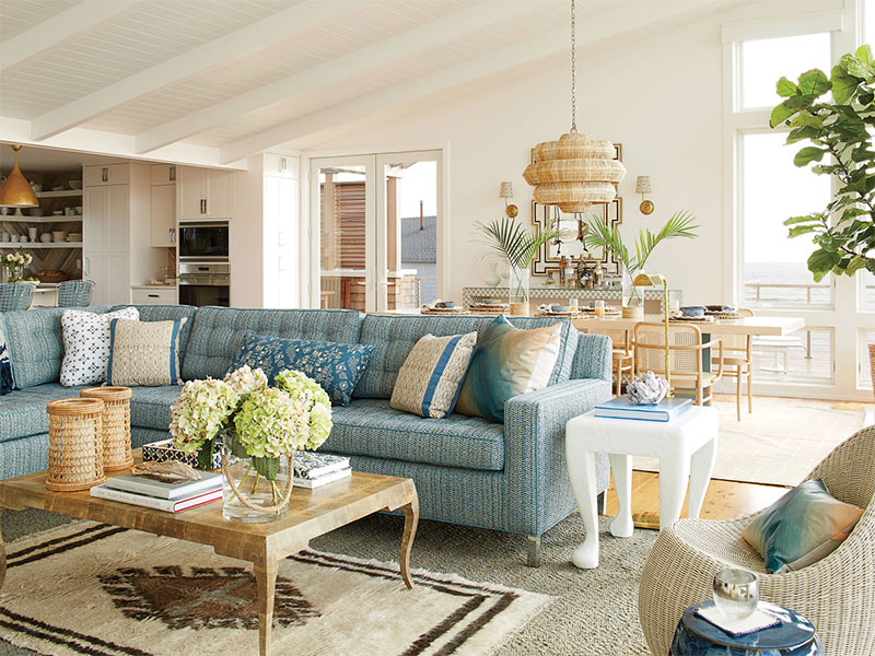 Coastal Design Ideas To Bringing The, Beach Living Room Design