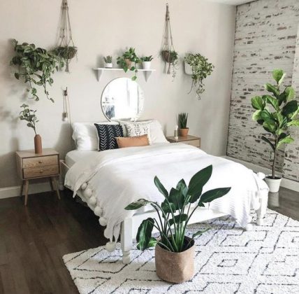 Bedroom Decor Ideas with Plants - RooHome