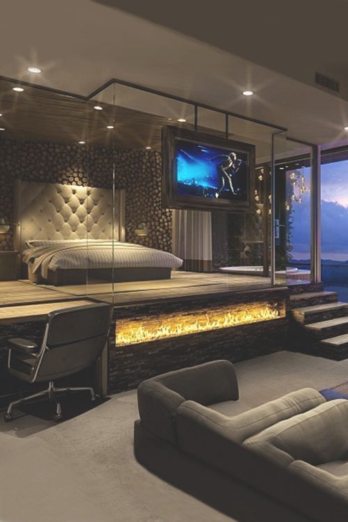 Luxurious bedroom look