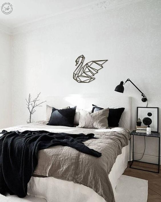 simple scandinavian bedroom decor