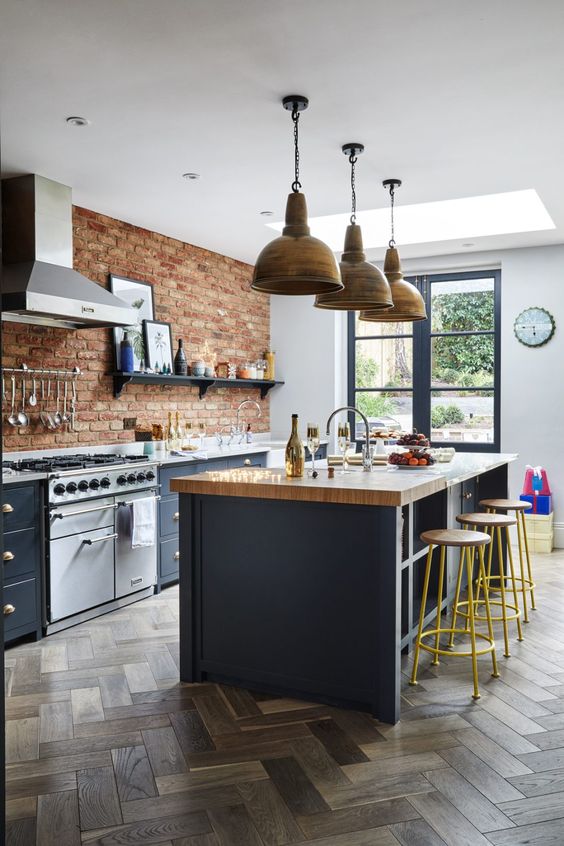 industrial minimalist kitchen design