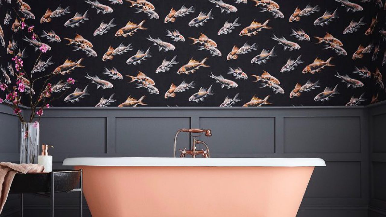 Enhance Your Bathroom Walls With These Stunning Wallpapers Roohome