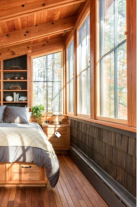 Fully Bright Wooden Bedroom Style