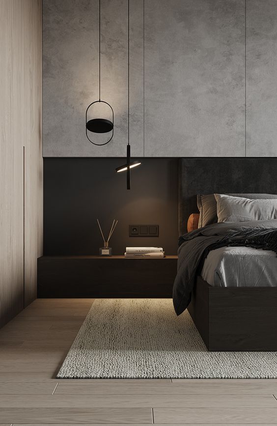 calm minimalist bedroom